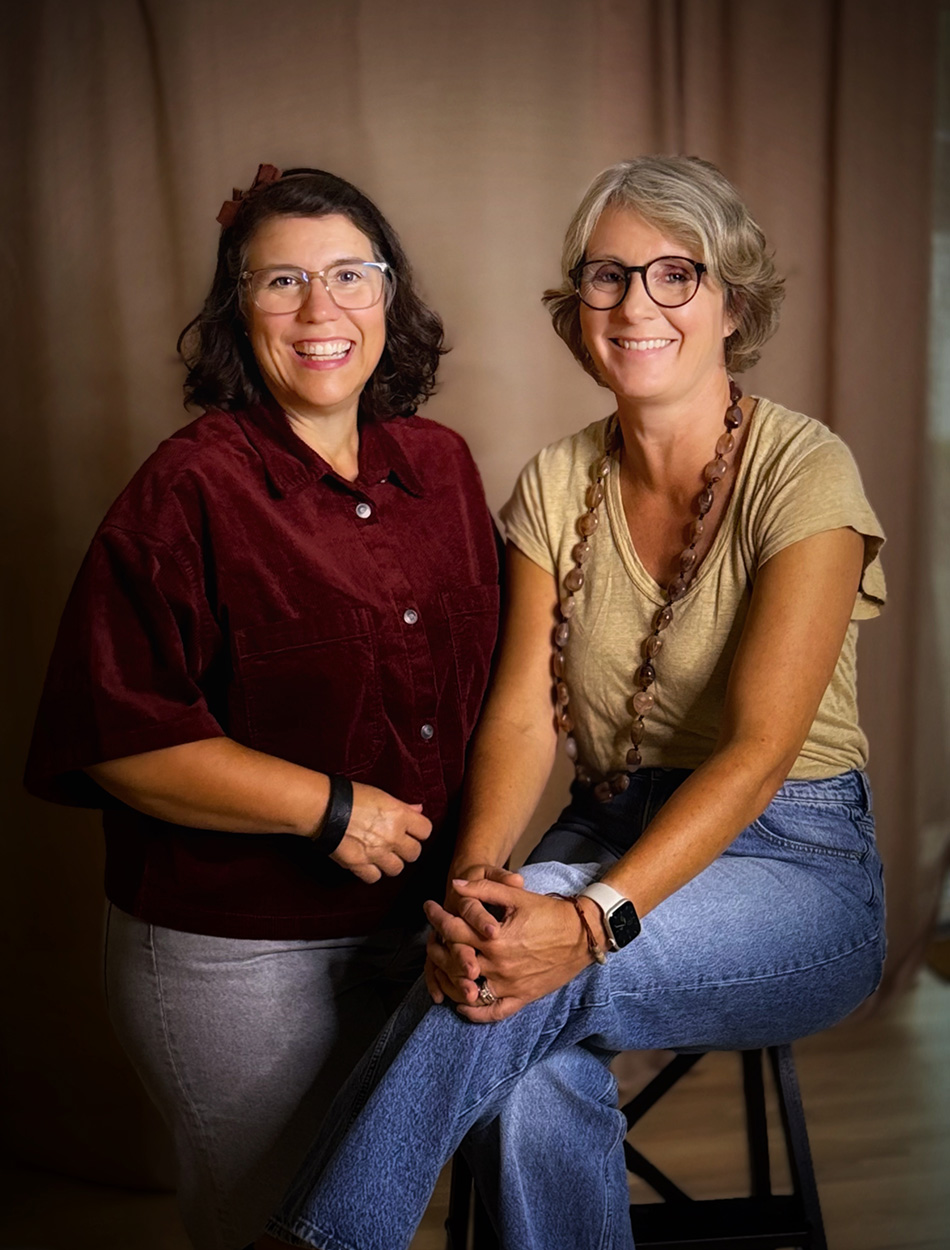 Porträttbild på Kajsa Kromnér och Charlotta Hägge